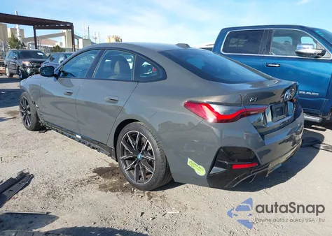 2023 BMW I4 M50 z USA, uszkodzony, nr VIN WBY33AW01PFR09677